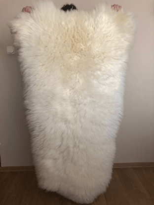 skóra owcza xxxl biała